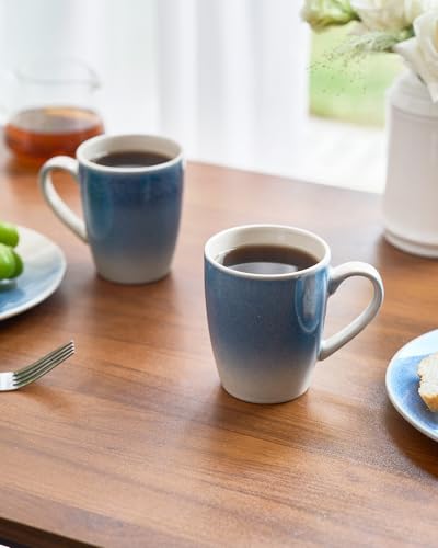 Coffee Mugs Set (8pcs / Glacier-Azure Blue)