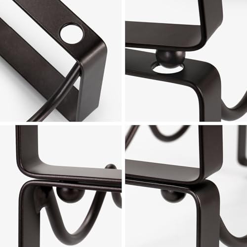 Stackable Wine Rack Countertop (Brown / 3 Tier)
