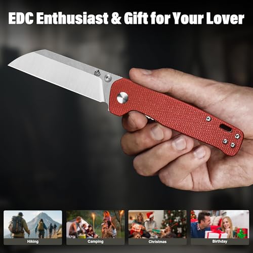 Penguin V2 Folding Pocket Knife (Red)