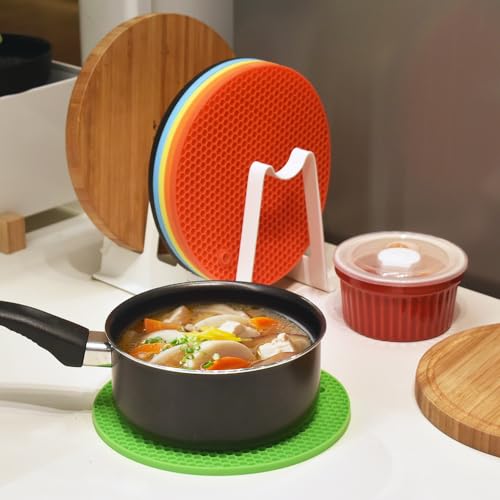 Silicone Trivets Mat (6 Count)