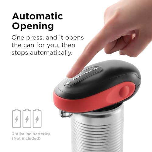One-To-Go Electric Can Opener, Red