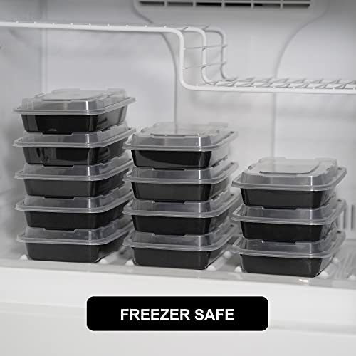 Meal Prep Containers [50 Pack] 1 Compartment with Lids (28OZ-50PK)
