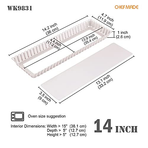 Rectangle Tart Pan (5" x 14" Rectangle)