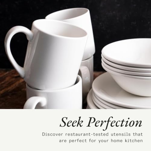 Cookware Coffee Mug Set of 8 (White / 8-Piece)