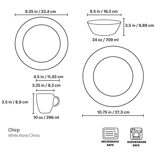 Chirp 4 Piece Place Setting (4-Piece Place Setting)