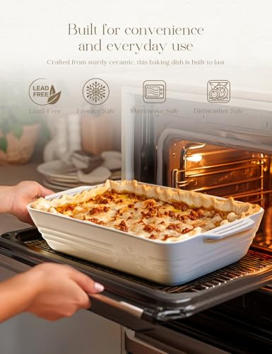 Ceramic Baking Dish Set (White)