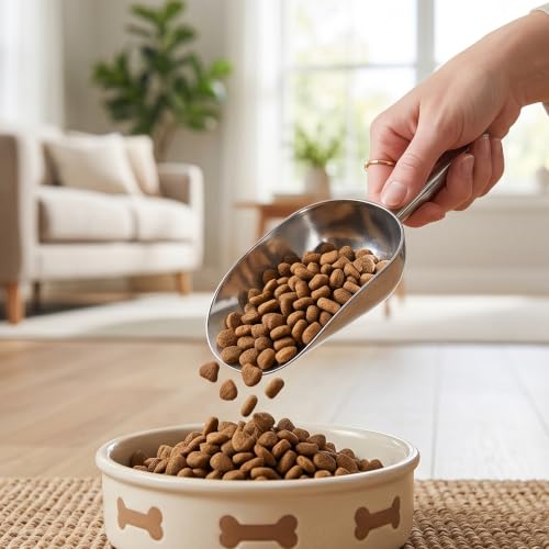 Elsa - 12-Ounce Aluminum Ice Scoops (Set of 2), Cast Aluminum Utility Scoops, Food-Grade, Good for Home and Commercial Use, NOT Dishwasher-Safe, Hand-Wash Recommended (2 Count)