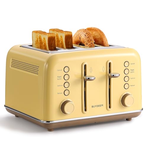 DT640 4 Slice Toaster (4-Slice / Yellow)