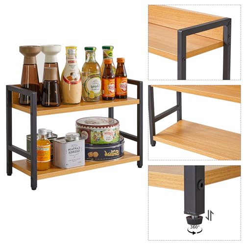 2 Tier Spice Rack (2-tier / Natural)