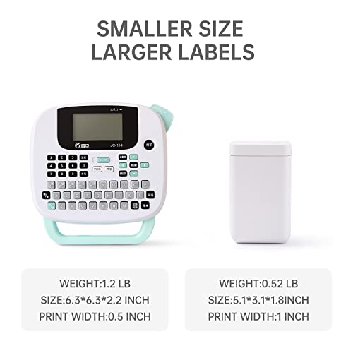 D101 Label Maker with Tape for Office Home School Organization