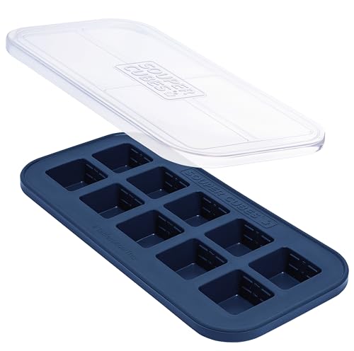2 Tbsp Silicone Freezer Mold with Lid (1-Pack / Blueberry)
