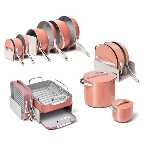 31-Piece Non-Stick Ceramic Cookware Bundle (Perracotta / 31pc Set)