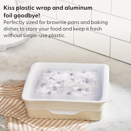 Reusable Silicone Stretch Lid (Set of 2 (Brownie))