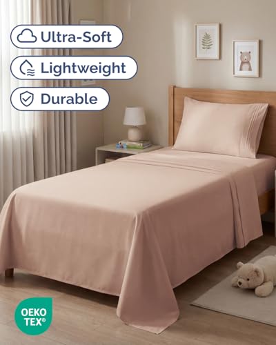 Twin Size 3 Piece Sheet Set (34 - Mauve / Twin)