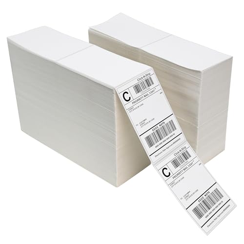 L LIKED 8000 Thermal Shipping Labels 4”x 6”in Fanfold