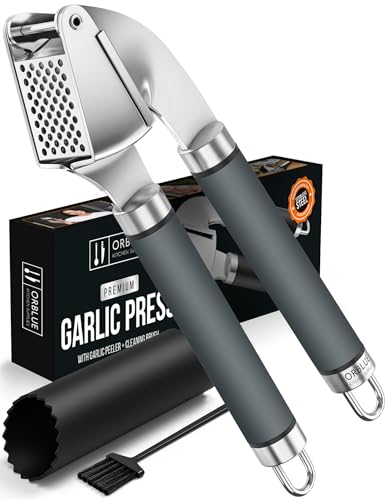 Garlic Press and Peeler Set