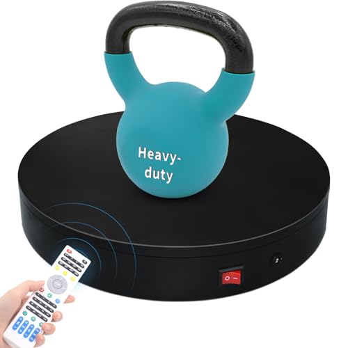 7.9In Remote Motorized Electric Turntable Rotating Display Stand Spinning Rotating Platform 360 Photography Turntable lazy susan base giratoria para for Photography