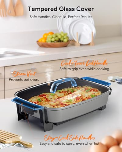 Medley XL Digital Electric Skillet (Cool Gray)