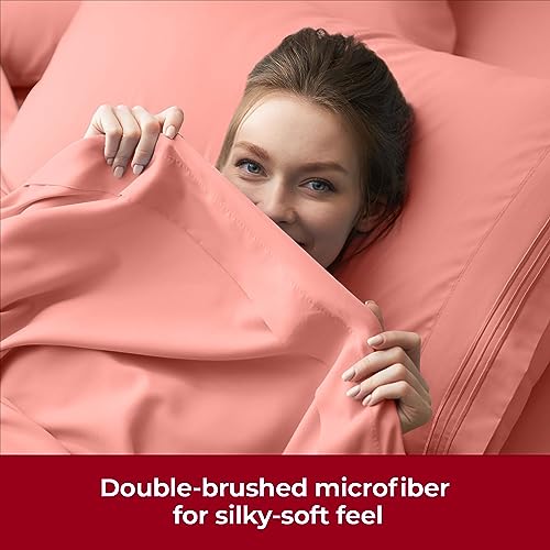 Iconic 4 Piece (1621 Coral / California King)
