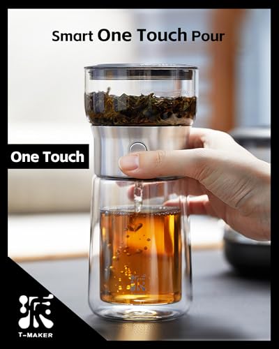 Modern Tea Infuser Teapot (01-Black / 9oz)