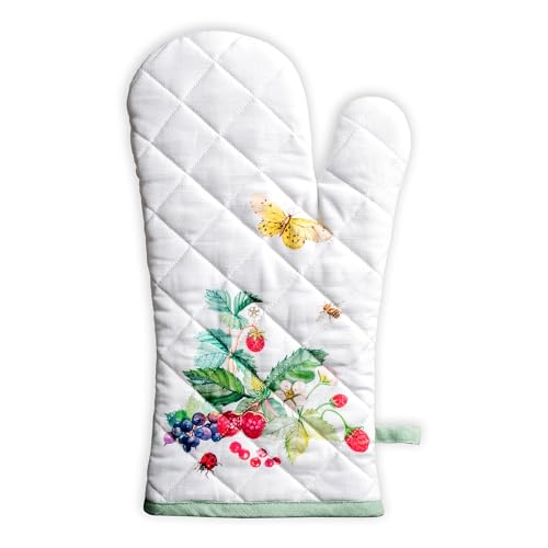Maison d'Hermine Oven Gloves 100% Cotton Oven Mitt (035 - Printemps / 7.5" x 13" (Oven Mitt))
