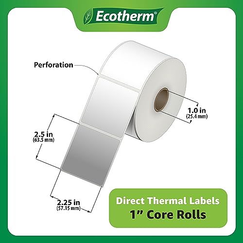 2.25" x 2.5" Thermal Labels (2400 Count)