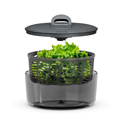 Easy Spin Salad Spinner (Grey Easy Spin / Small)