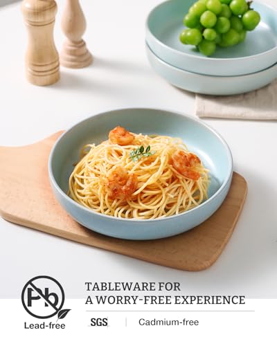 Milkyway 33 oz Pasta Bowls Set of 8 (Light Blue / Set of 8)