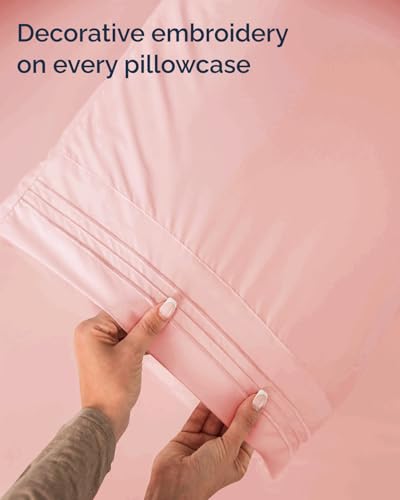 Twin Size 3 Piece Sheet Set (31 - Baby Pink / Twin)