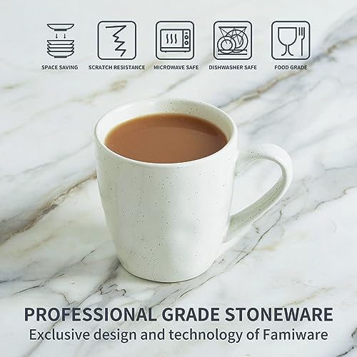 Mars Coffee Mug Set of 4 (4pcs / Mars-White)