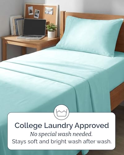 Twin XL 3 Piece Sheet Set (22 - Spa Blue / Twin XL)