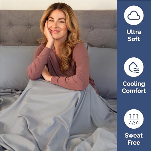 Full Size 4 Piece Sheet Set (05 - Steel Blue / Full)