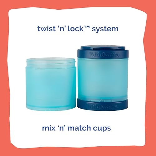 Ariel) DiSNEY PRINCESS Whiskware Stackable Snack Pack - 3 Jar + Handle - Purple/Green/Blue (Disney / Ariel)