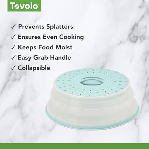 Microwave Splatter Cover for Food Medium Blue Haze Dishwasher Safe (Blue Haze / Medium (10 inch))