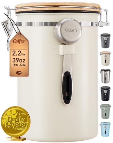 Coffee Canister (Cream / 39 oz)