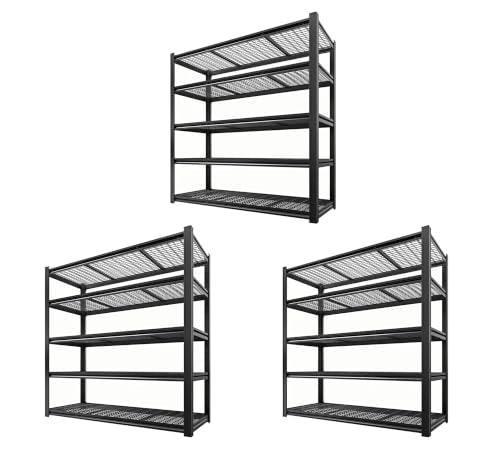 5 Tier Heavy Duty Garage Shelving (5T 55" W x 24" D x 84" H)