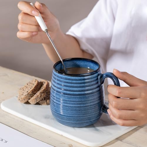 20 oz Large Coffee Mug for Women and Men (Blue / 20 oz (2 Count))