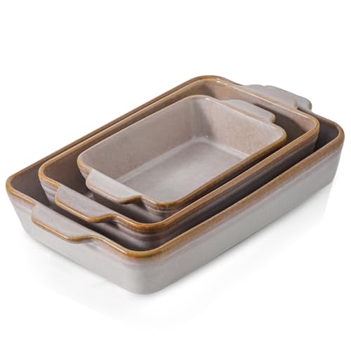 9x13 Baking Dish Set (Sand Color)