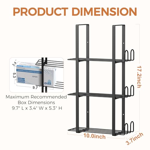 Glove Holder Dispenser for Wall Mount