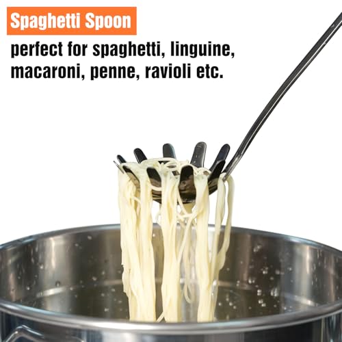 Black Stainless Steel Pasta Spoon (Z-Black Spaghetti)