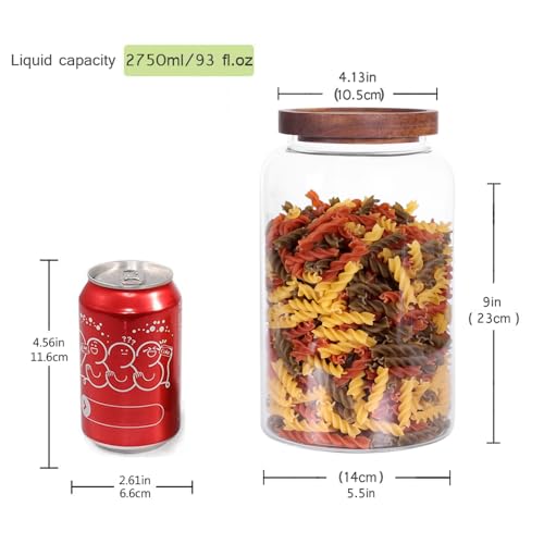 Large Glass Food Canisters