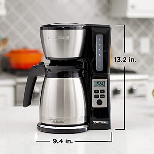 12 Cup Thermal Programmable Coffee Maker with Brew Strength and VORTEX Technology (CM2046S)
