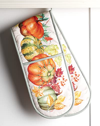 Double Oven Mitts 100% Cotton Double Oven Glove (085 - Lumina / 7" x 35" (Double Oven Mitt))