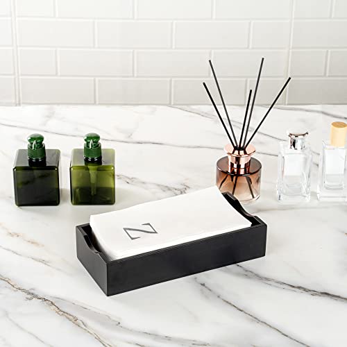 Silver Z White Linen Feel Guest Towel Napkin (Silver / 2000 Count / Z)
