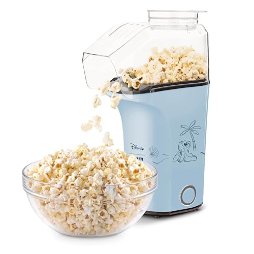 Disney Dash Stitch Fresh Pop Popcorn Maker (Light Blue- Stitch / 16 cups)