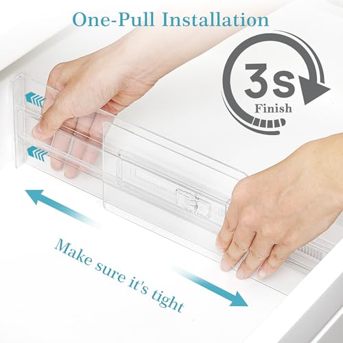 18 Pack Drawer Dividers for Clothes (18 Count)