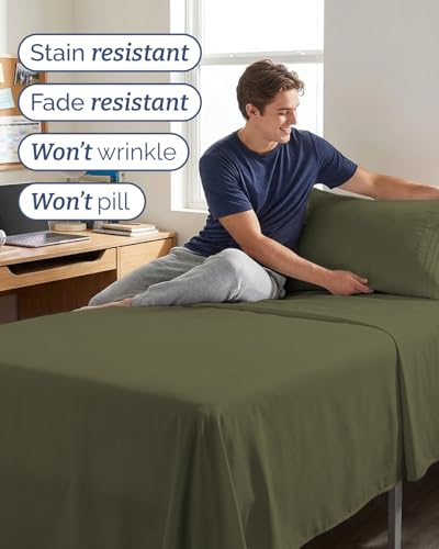 Twin XL 3 Piece Sheet Set (15 - Sage Green / Twin XL)