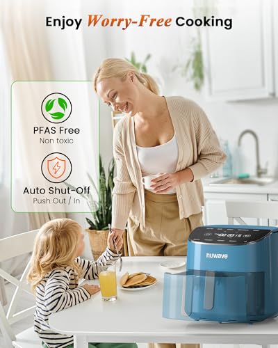 Brio Plus Air Fryer 8 Qt (8 quart / Cozy Blue)