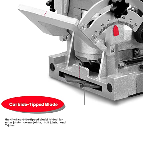 Biscuit Cutter Plate Joiner 8.5 Amp With No. 0 Wood (Red)