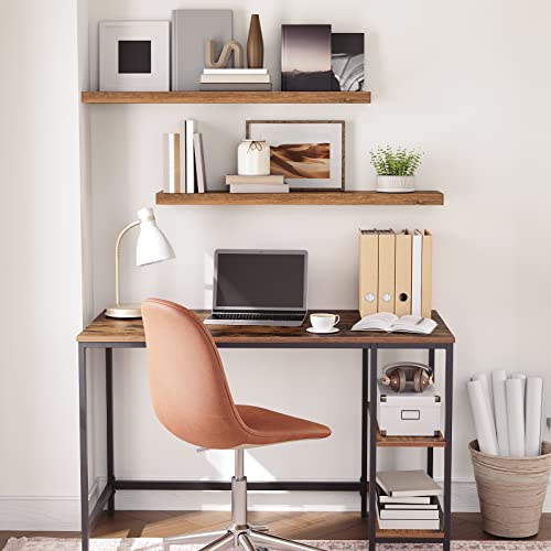Floating Shelves for Wall (Rustic Brown / 39.4 Inches)